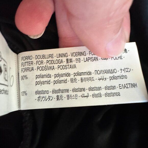 ZARA — Ruched Polyamide Bodysuit - Size M – New with Tags – Black - Picture 12 of 15